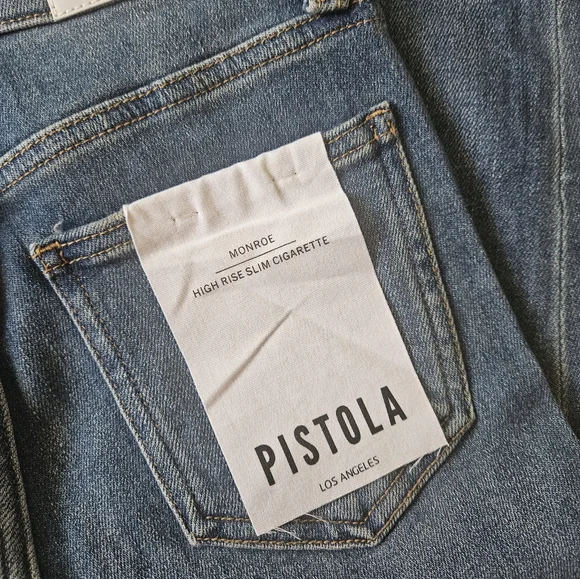 Pistola Monroe High Rise Slim Cigarette Jean Size 24 - Picture 2 of 5